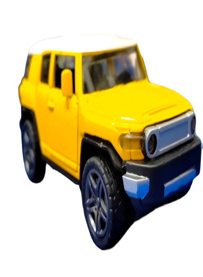 Caught Trendy Pull Back Action Die-cast Metal Model Decorative Open Door Realistic Mini Toy Car Vehicle for Kids Boys Girls and Best Birthday Return Gift for Kids.[ Multicolor ] - Image 1